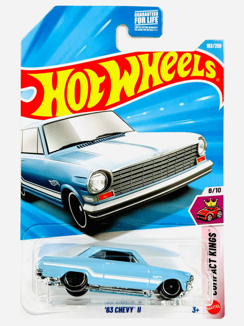 Hot Wheels Compact Kings '63 Chevy II (193/250) - Damaged Card/Blister
