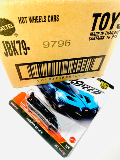 Hot Wheels 2025 Car Culture Bugatti Bolide Factory Sealed Solid Pack (10 Cars)