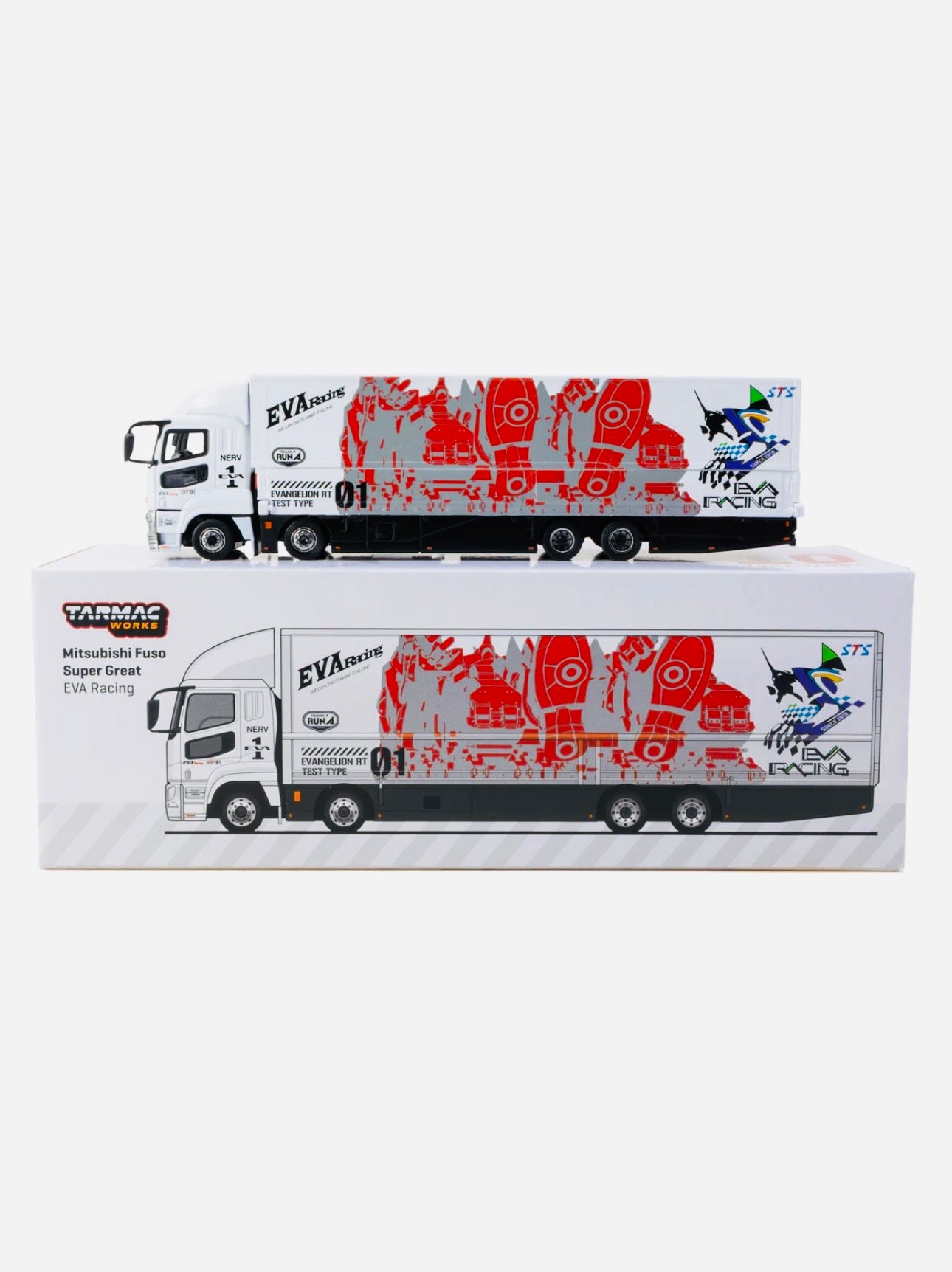 Tarmac Works Truck 64 Mitsubishi Fuso Super Great EVA Racing 2