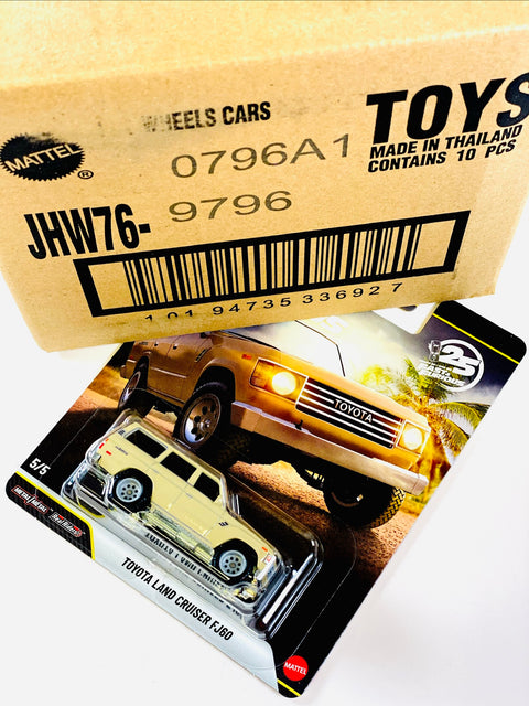 Hot Wheels 2026 Fast & Furious 25th Anniversary Toyota Land Cruiser FJ60 Factory Sealed Solid Pack (10 Cars)