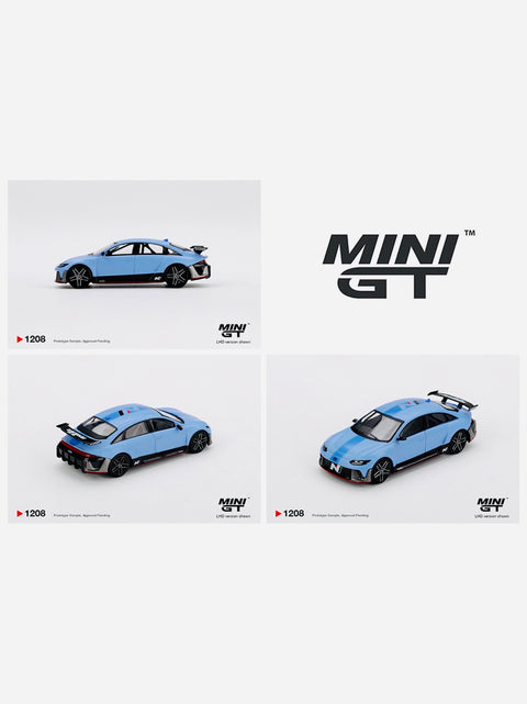 Mini GT Korea Exclusive Hyundai RN22e VP1 Light Blue #1208