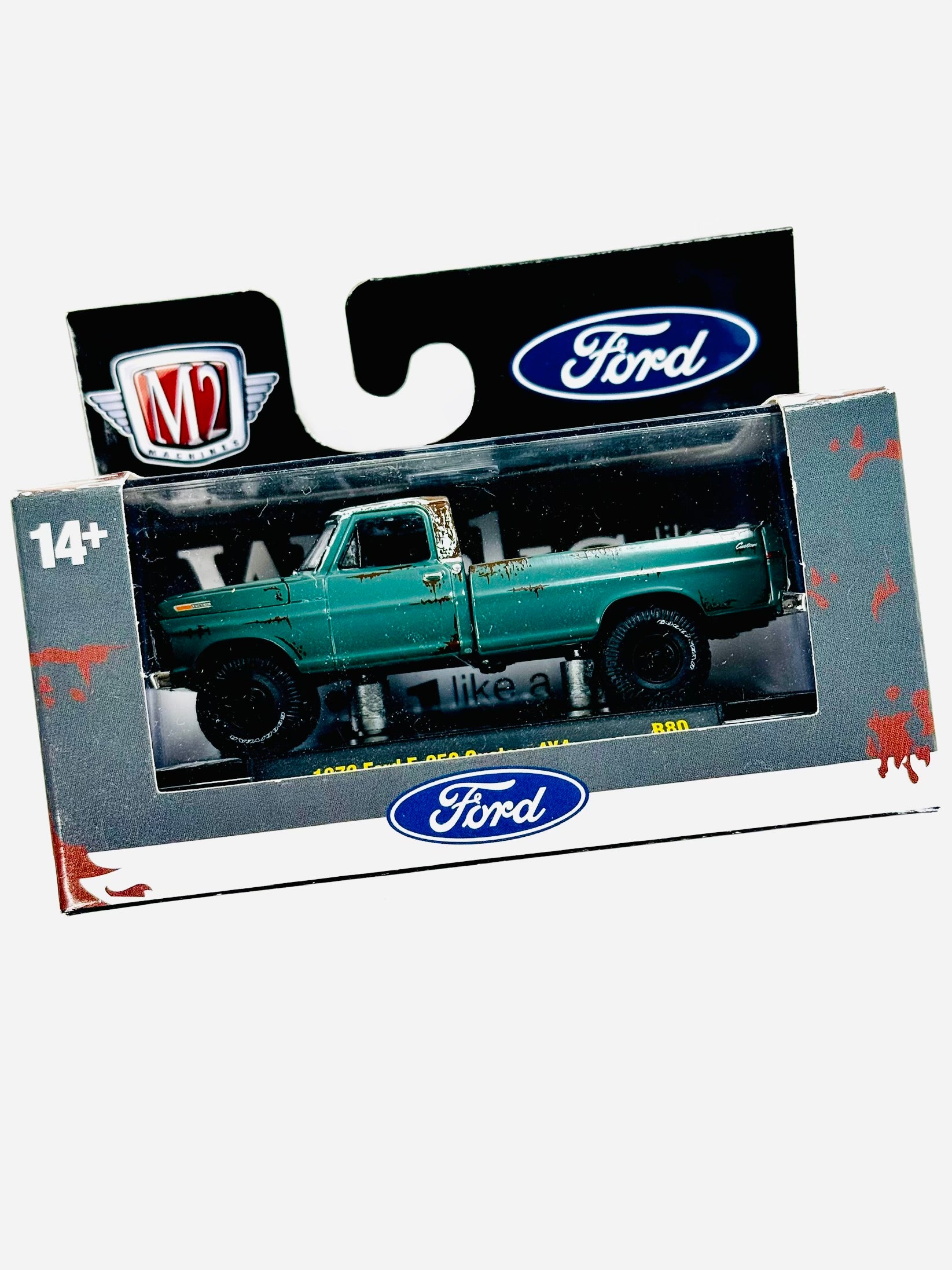 M2 Machines Auto-Thentics 1972 Ford F-250 Custom 4X4 - Damaged Box