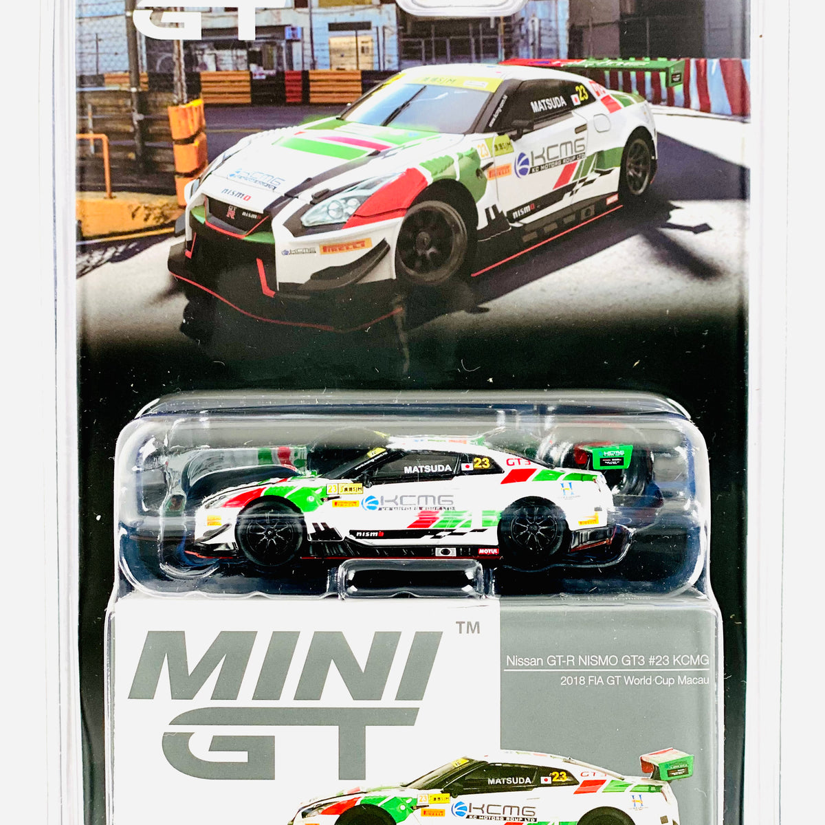 Mini GT Mijo Exclusive Nissan GT-R NISMO GT3 #23 KCMG 2018