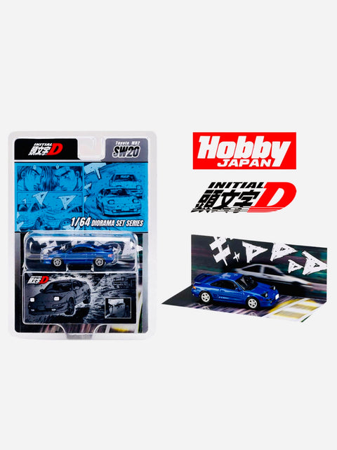 Initial D Hobby Japan Diorama Set Series Toyota MR2 (SW20)/Initial D Kai Kogashiwa VS Takumi Fujiwara