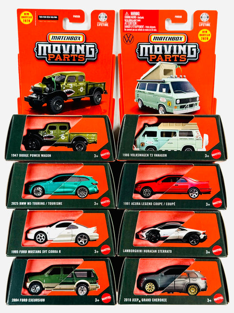 Matchbox 2026 Moving Parts Mix 6 Factory Sealed Case P (8 Cars)
