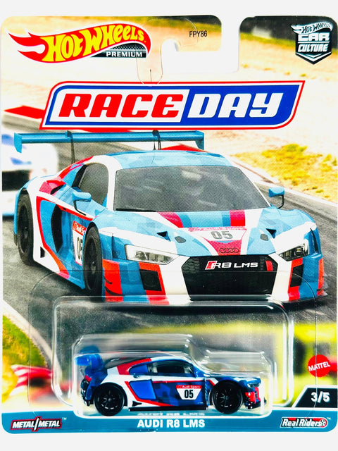 Hot Wheels 2023 Car Culture Race Day Audi R8 LMS - Damaged Card/Blister