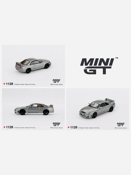 Mini GT Nissan Skyline GTR Dark Metal Gray Nismo BCNR33 CRS
