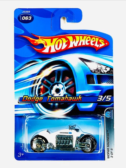 Hot Wheels 2006 Collectors Mopar Madness Dodge Tomahawk #063 - Damaged Card