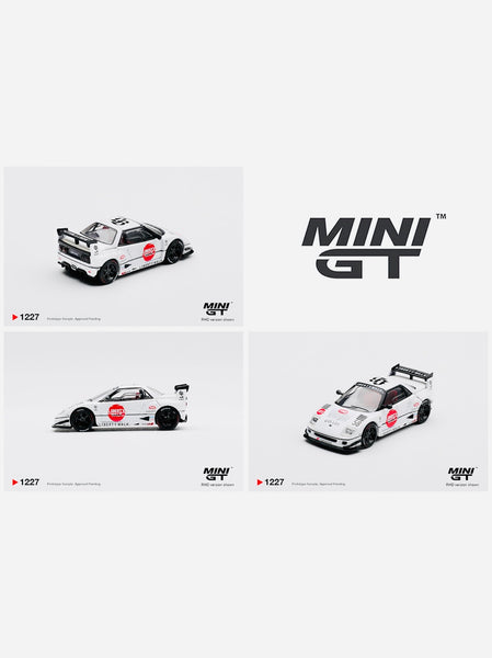 Mini GT Mazda AZ-1 Liberty Walk LB40 LB-Hinomaru White #1227