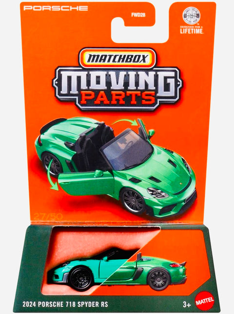 Matchbox 2026 Moving Parts Case M 2025 Porsche Boxster 718