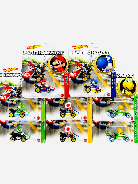 Hot Wheels 2026 Character Cars Mario Kart Factory Sealed Case G (8 Cars)