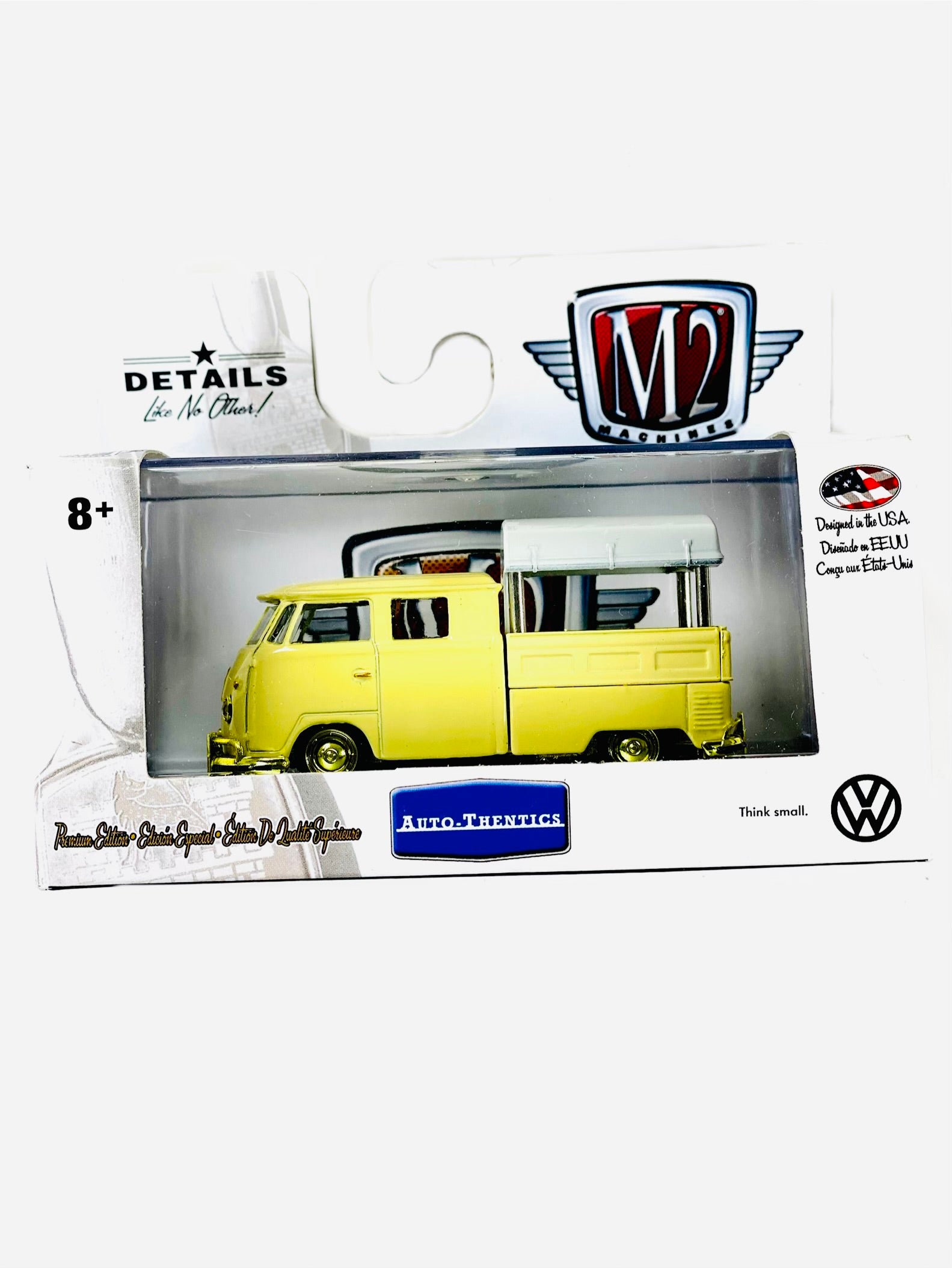 M2マシーン 1960 フォルクスワーゲン・ダブルキャブ M2 Machines Auto-thentics 1960 VW Double Cab Truck USA Model Chase