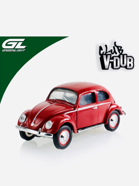Greenlight Club V-Dub Series 22 1953 Volkswagen Beetle Dark Red