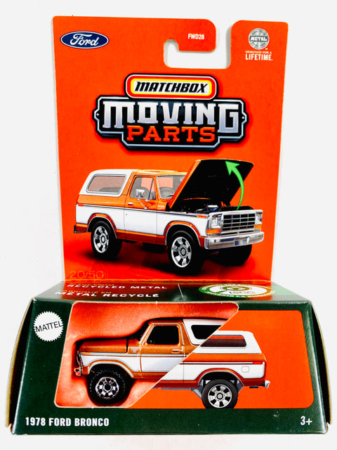 Matchbox 2025 Moving Parts Case C 1978 Ford Bronco