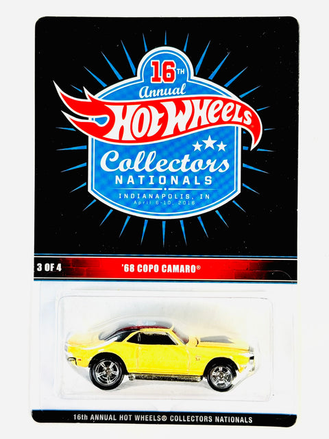 Hot Wheels 2016 16th Annual Collectors Nationals '68 Copo Camaro - Damaged Card