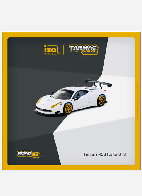 Tarmac Works Road 64 Ferrari 458 Italia GT3 White