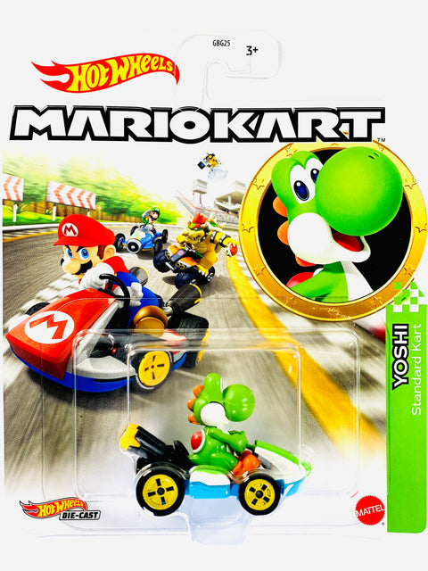 Hot Wheels 2026 Character Cars Mario Kart Yoshi Standard Kart