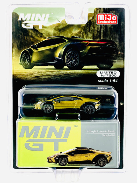 Mini GT Mijo Exclusive Lamborghini Huracán Sterrato Verde Gea Matt #779