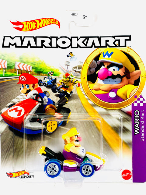 Hot Wheels Mario Kart Wario Standard Kart