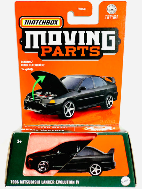 Matchbox 2024 Moving Parts 1996 Mitsubishi Lancer Evolution IV - Damaged Card