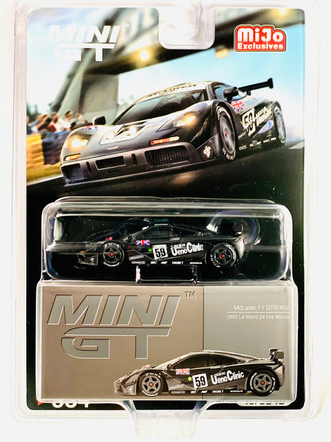 Mini Gt Mijo Exclusives Mclaren F1 GTR #59 1995 Le Mans 24hrs Winner #534 - Damaged Blister