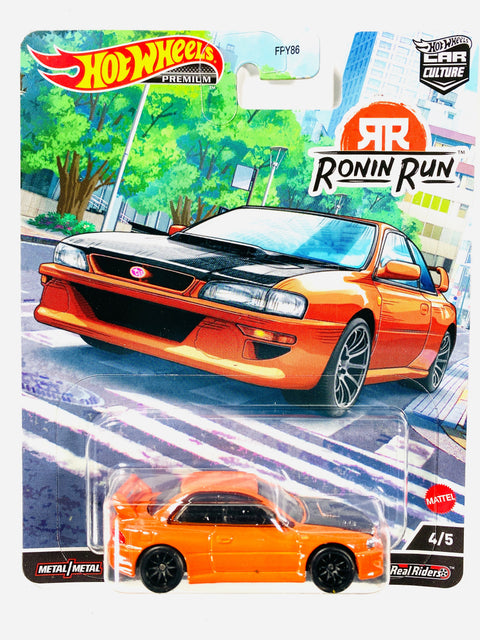 Hot Wheels 2022 Car Culture Ronin Run Subaru Impreza 22B-STi Version - Damaged Card/Blister
