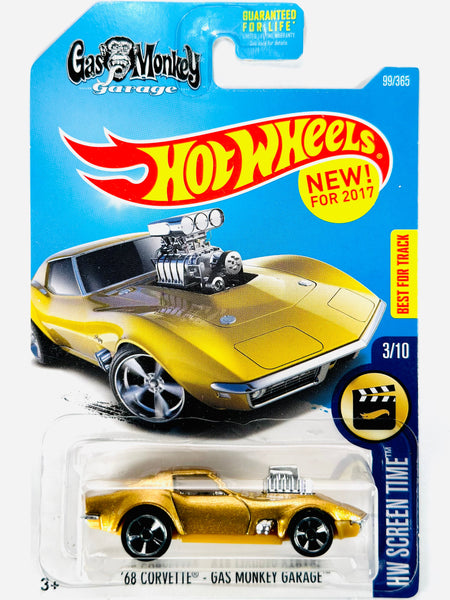 Hot Wheels 2017 Gas Monkey Garage '68 Corvette – Jcardiecast