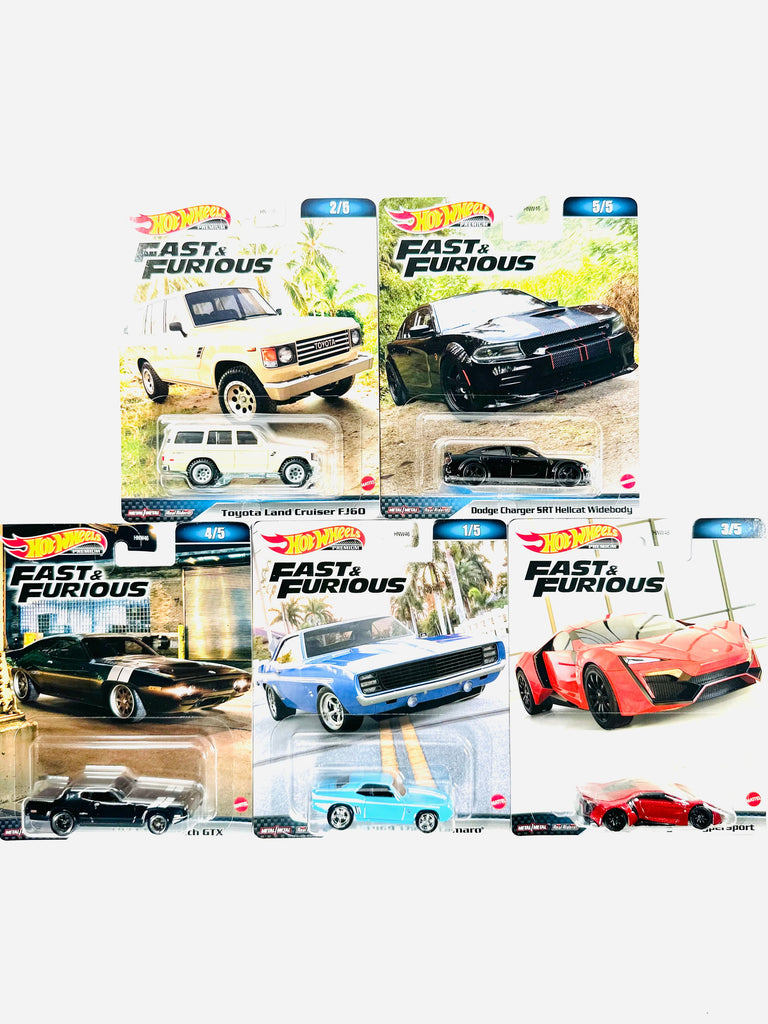 Hot Wheels Fast & Furious Car Set –