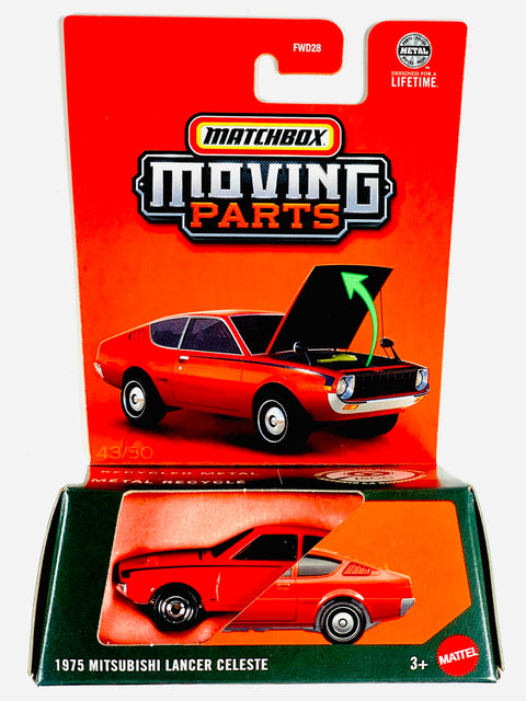 Matchbox 2025 Moving Parts Case H 1975 Mitsubishi Lancer Celeste