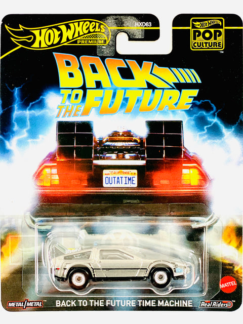 Hot Wheels 2025 Pop Culture Case H Back to the Future Time Machine - Damaged Card
