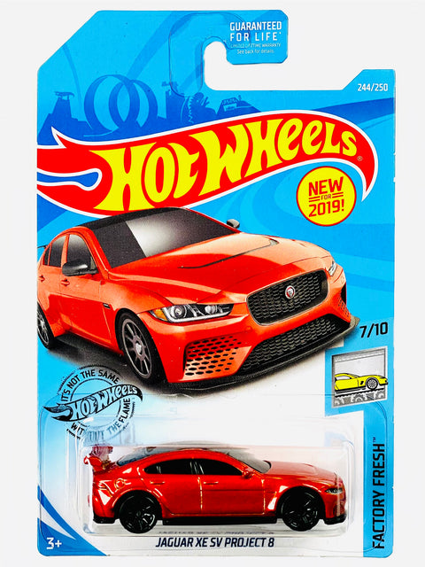 Hot Wheels Factory Fresh Jaguar XE SV Project 8 (244/250) - Damaged Card/Blister