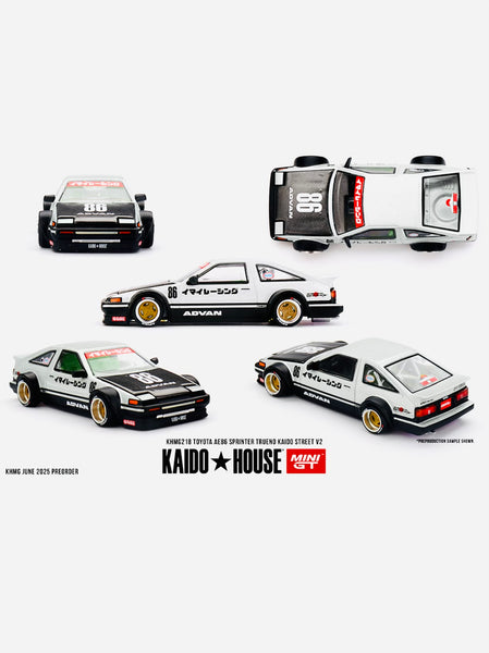 Kaido House DGK AE86 Trueno Mini GT 限定 Mini GT x Kaido House Collab Factory Sealed Toyota AE86 Sprinter