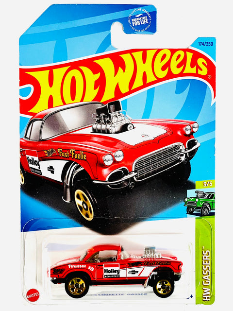 Hot Wheels HW Gasser '62 Corvette Gasser - Damaged Card/Blister