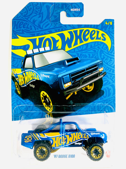 Hot Wheels 2025 58th Anniversary Series Case J '87 Dodge D100 (4/6)