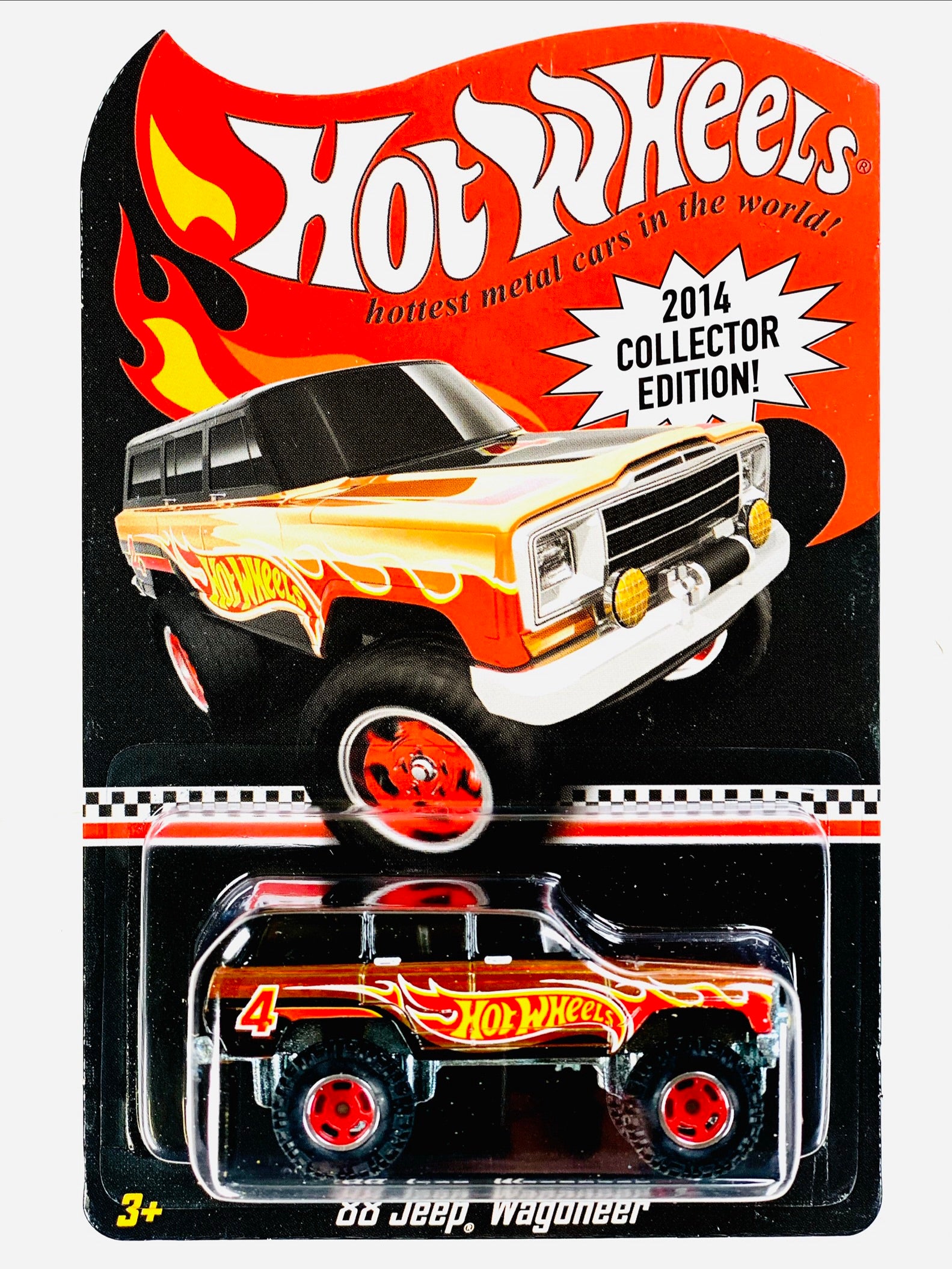 Hot Wheels 2014 Mail-In '88 Jeep Wagoneer - Damaged Card/Blister