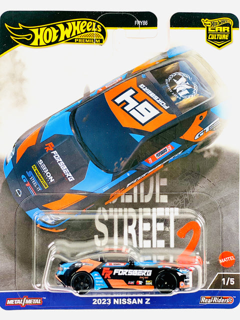 Hot Wheels 2023 Slide Street 2 Case H 2023 Nissan Z - Damaged Card