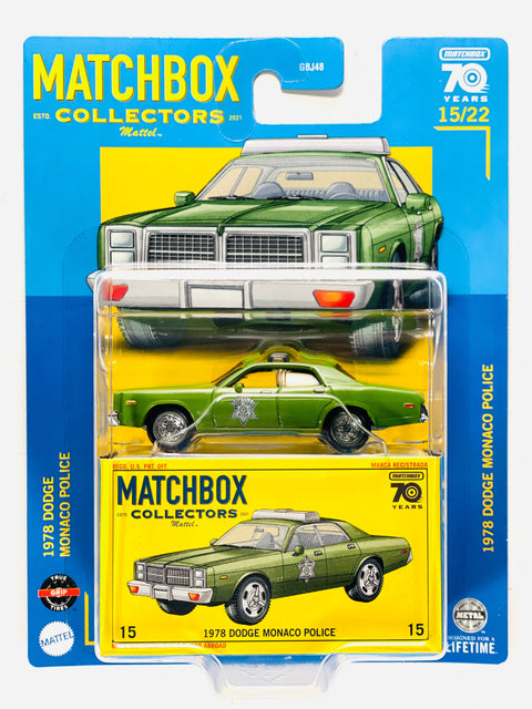 Matchbox 2023 Collectors Series Case T 1978 Dodge Monaco Police