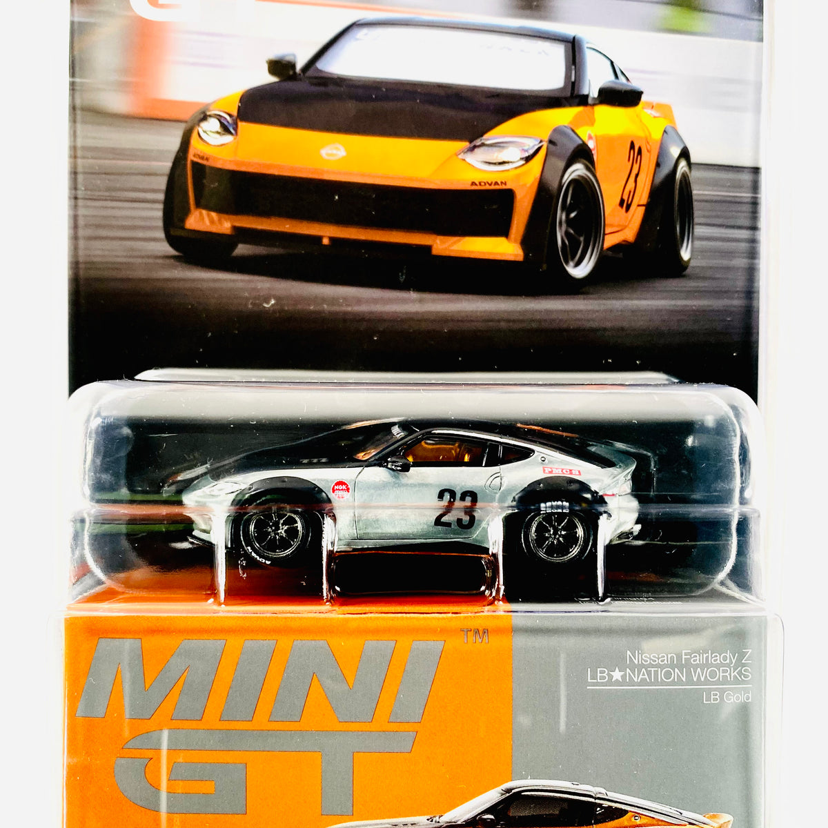 Mini GT Mijo Exclusive Nissan Z LB-NATION WORKS Gold #782