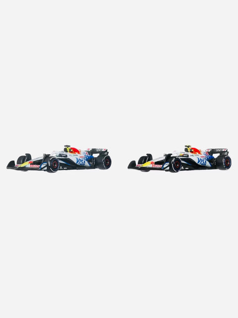 Hot Wheels 2026 F1 Formula One 2025 Racing Premium Visa Cash App Racing Bulls Team Liam Lawson #30 & Isack Hadjar #6 2-Pack Box Set Diorama