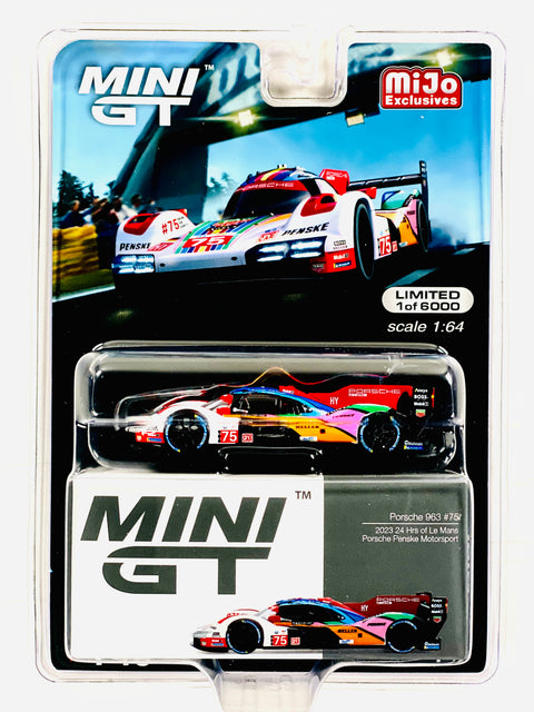 Mini GT Mijo Exclusive Porsche 963 #75 Porsche Penske Motorsport 2023 24 Hrs of Le Mans #740