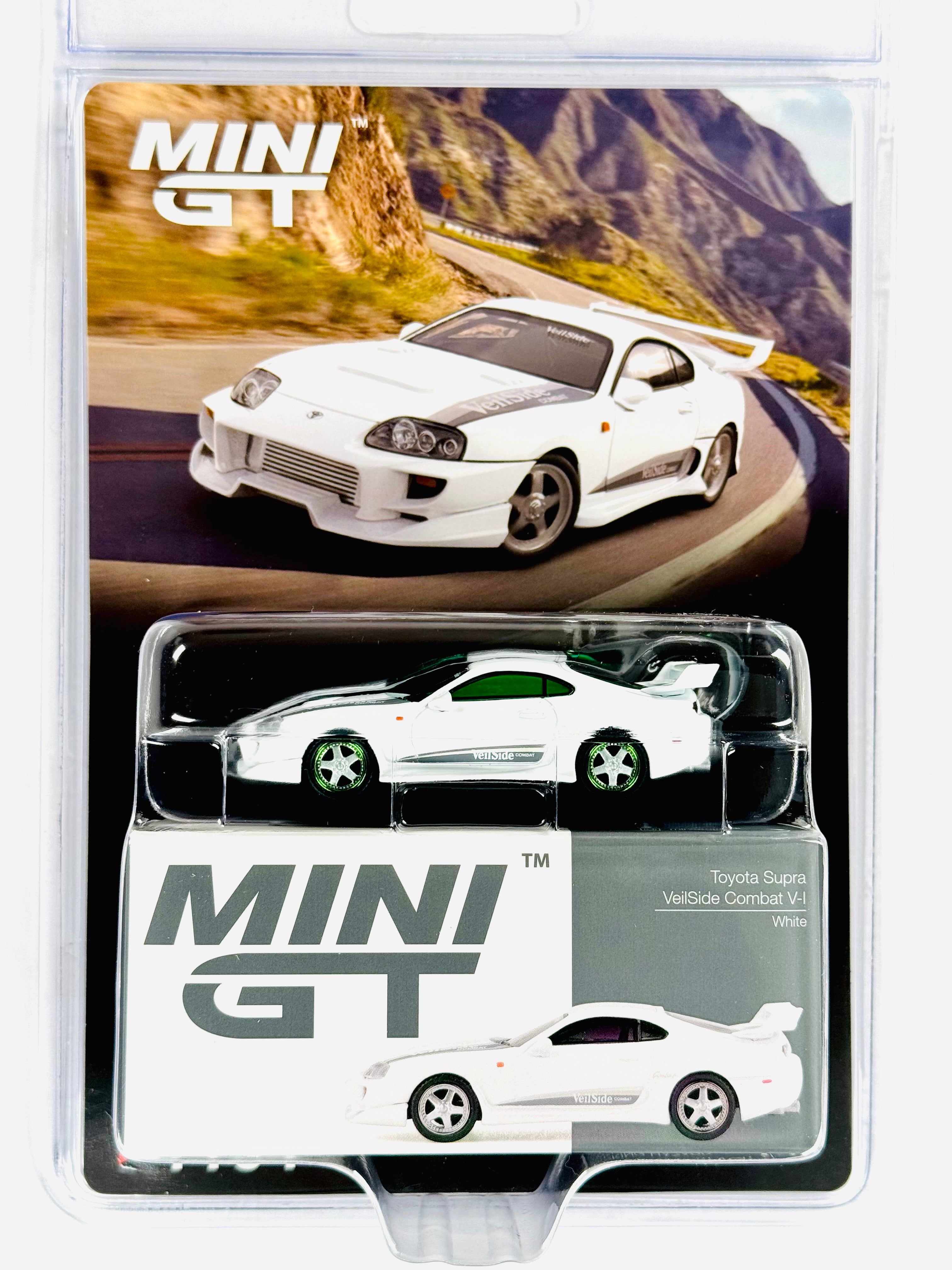 Mini GT Toyota Supra VeilSide Combat V-I White #1104 Chase