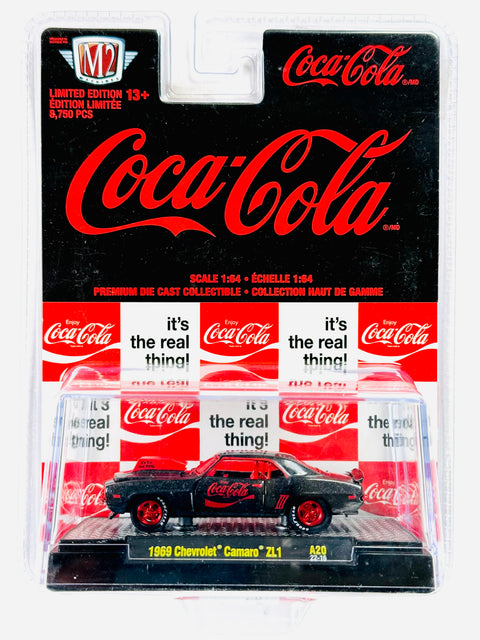 M2 Machines Coca Cola 1969 Chevrolet Camaro ZL1 Chase - Damaged Blister