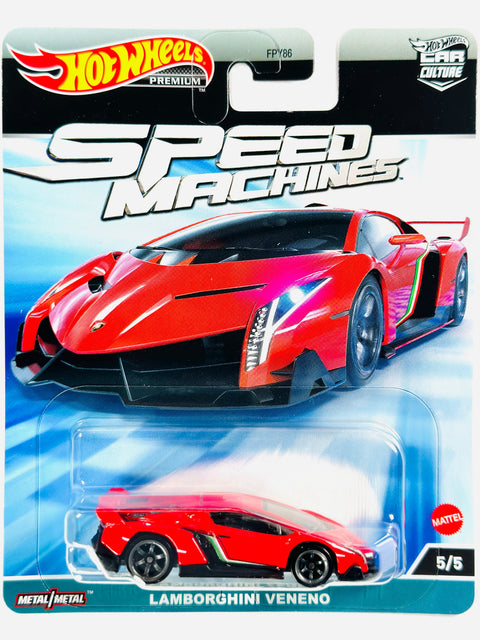 Hot Wheels 2023 Car Culture Speed Machines Lamborghini Veneno - Damaged Card