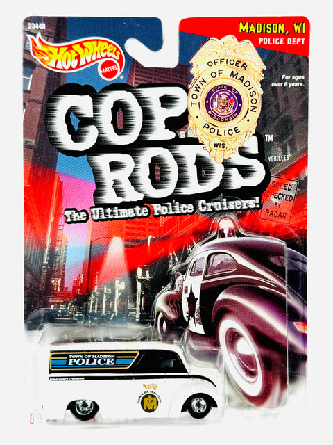 Hot Wheels 2000 Cop Rods Madison, WI Dairy Delivery - Damaged Card/Blister