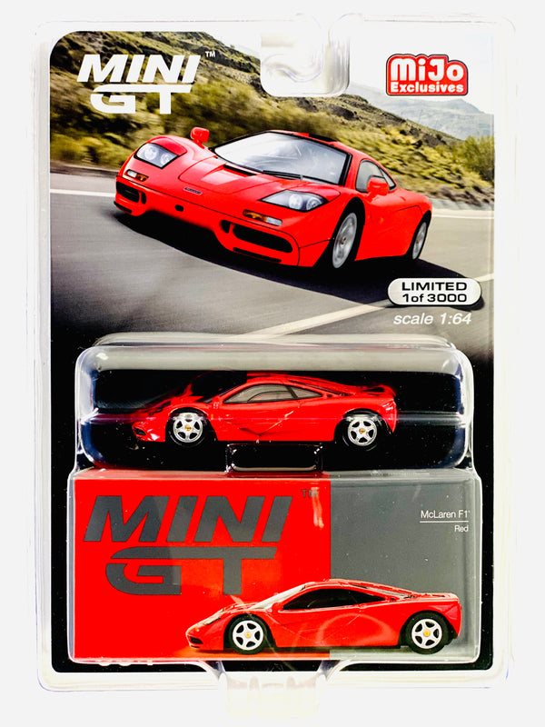 Mini GT Mijo Exclusives McLaren F1 Red #654