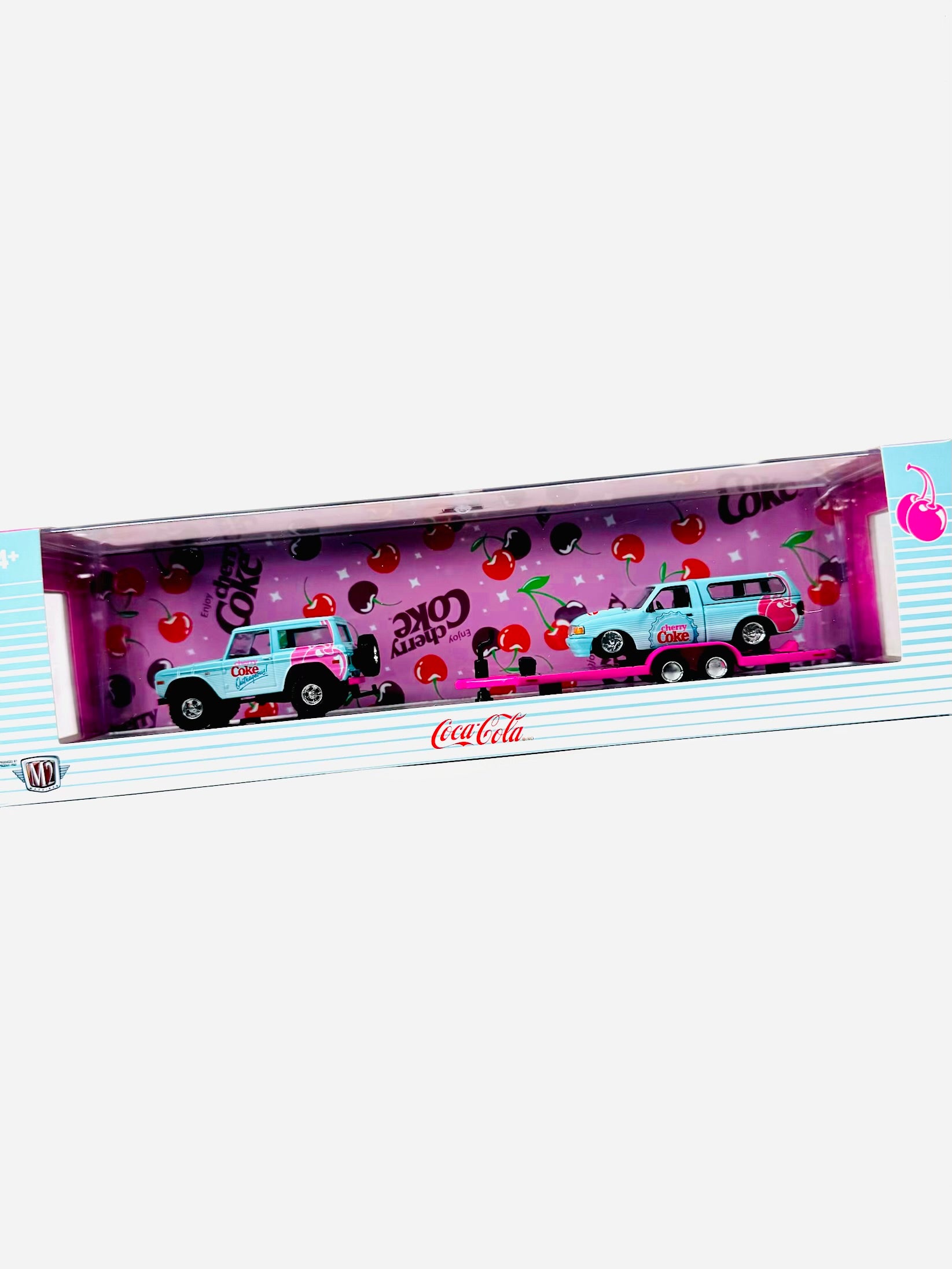 M2 Machines Auto Haulers Coca-Cola Cherry Coke 1976 Ford Bronco