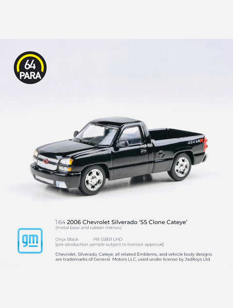 Para64 2006 Chevrolet Silverado Single Cab Truck in Onyx Black
