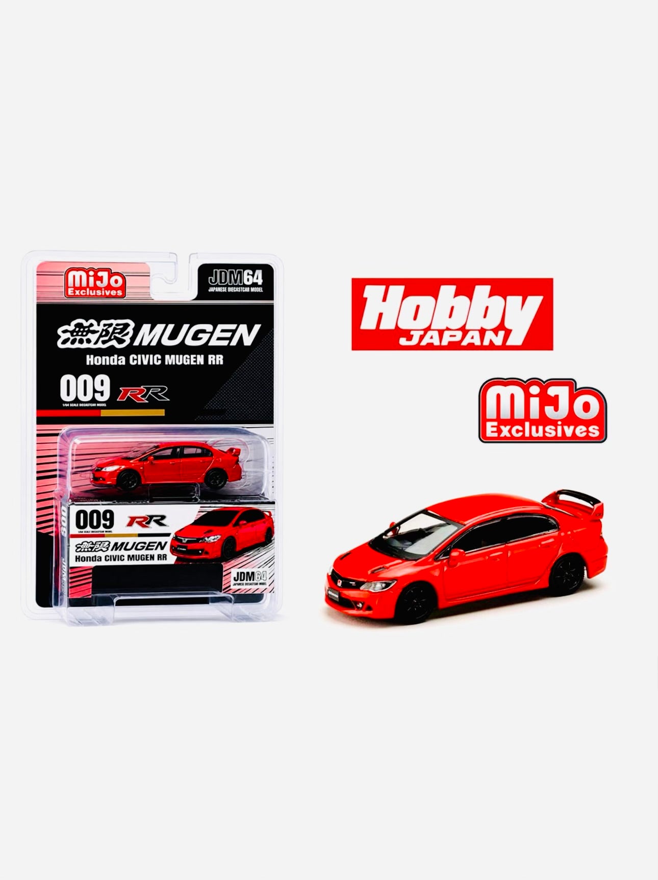 Initial D Hobby Japan Mijo Exclusive Honda Mugen Civic RR FD2