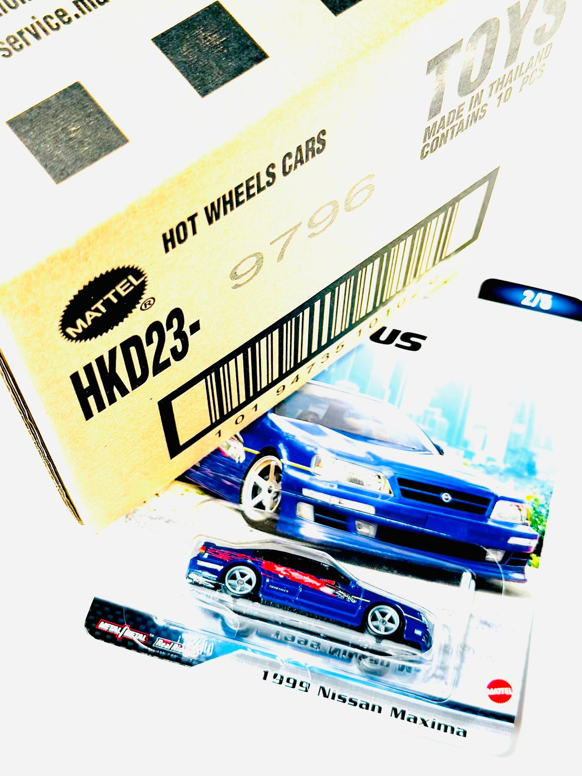 ミニカー Hotwheels Fast and Furious Nissan Maxima HOT WHEELS 1999 NISSAN MAXIMA FAST & FURIOUS PREMIUM LOOSE