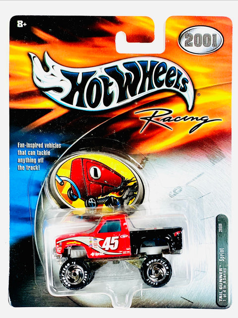 Hot Wheels 2001 Good Year Racing Tail Gunner Sprint #45 - Damaged Card/Blister